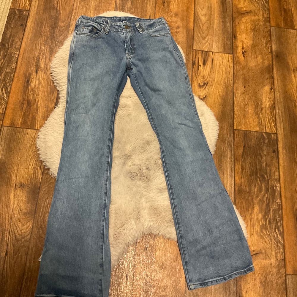 John Galt Shanghai Denim Jeans Size Small Medium Wash Brandy Melville 27 Boot